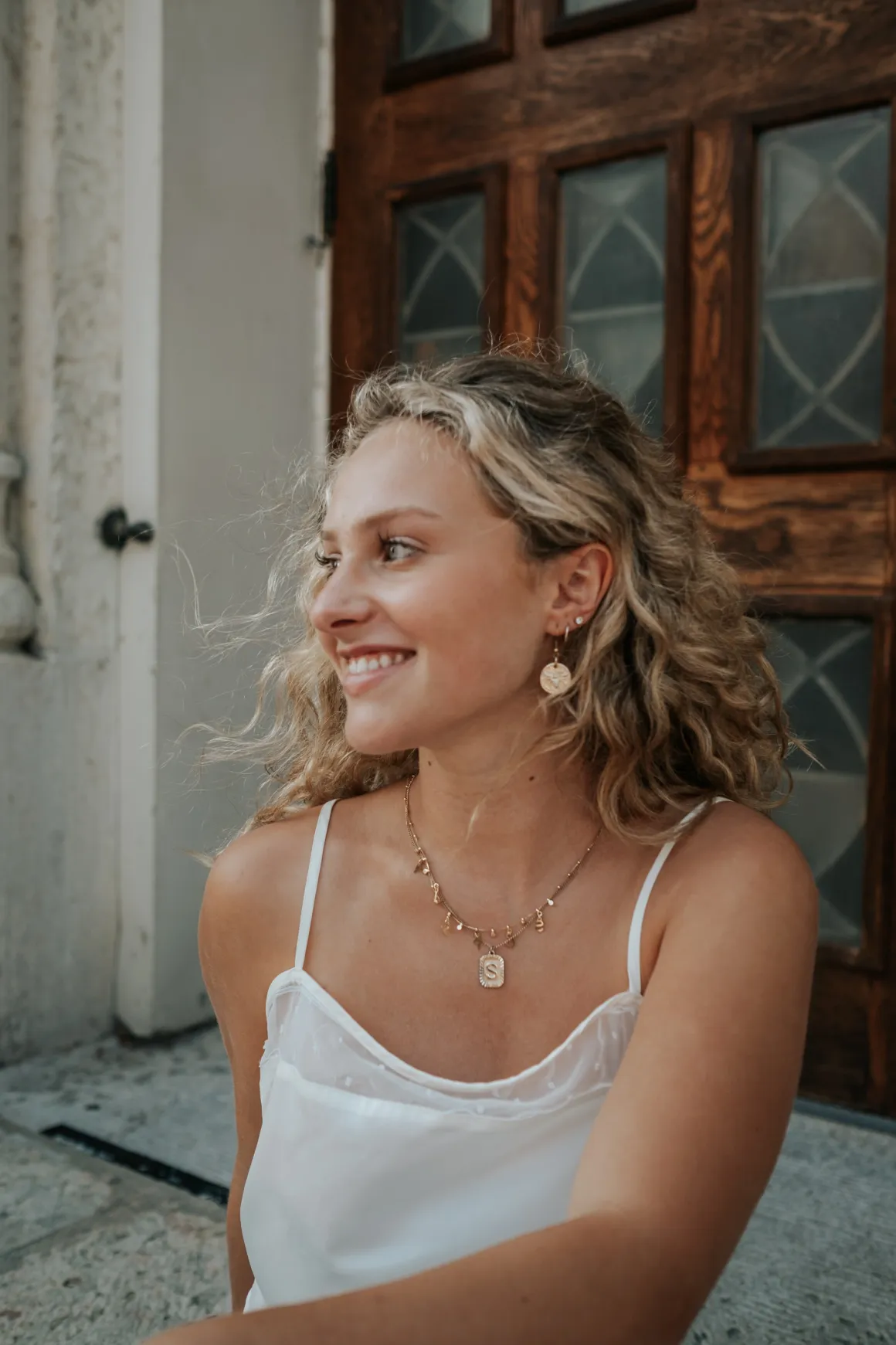 Portrait of Sophia, wedding and graduation photographer